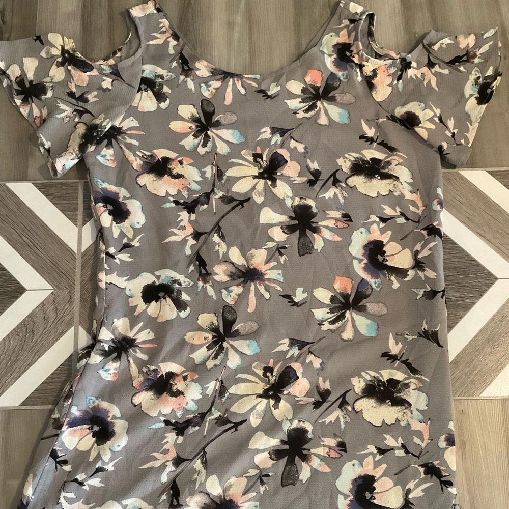 Cold shoulder dress